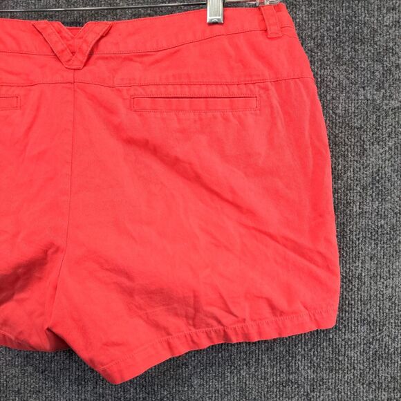 Columbia Women's Chino Shorts Pink Size 14 100% Cotton Slash Pockets - Picture 4 of 10